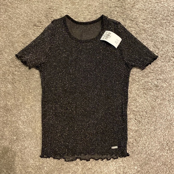 Hollister Tops - Sheer sparkle top